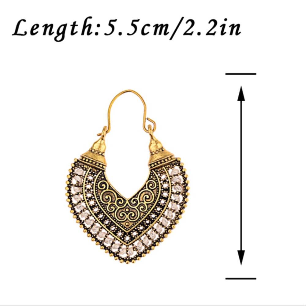 3/$15 sale‼️Beautiful ethnic Earrings boho style - Picture 2 of 4